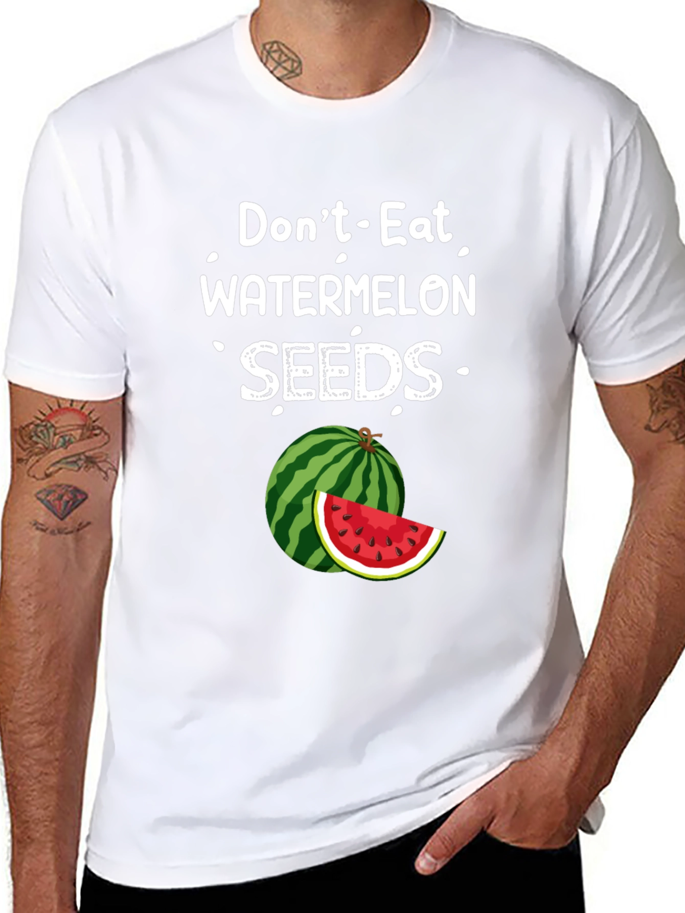 Dont Eat Watermelon Seeds Graphic Tee