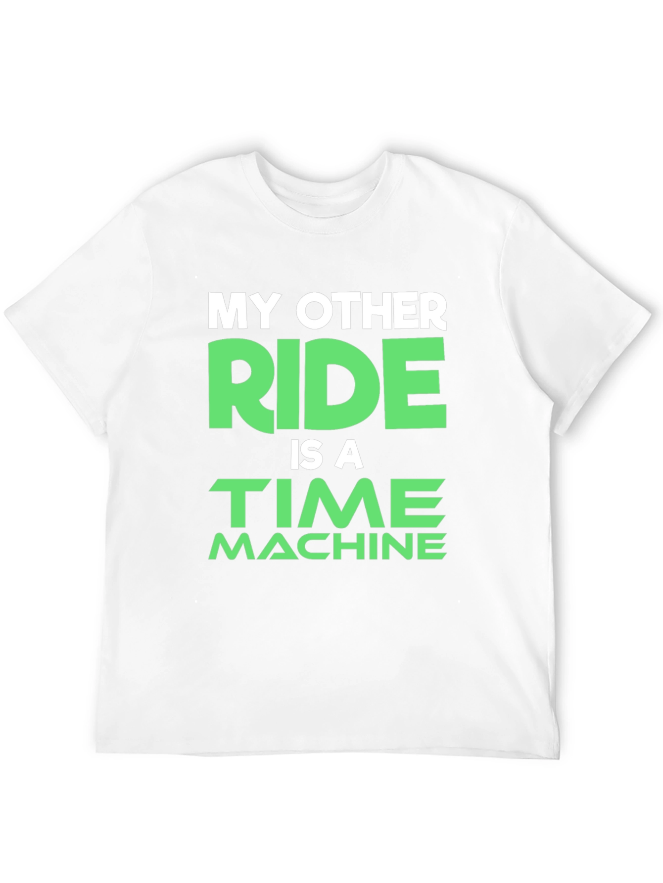 Time Machine Ride T-Shirt - Black Novelty Tee