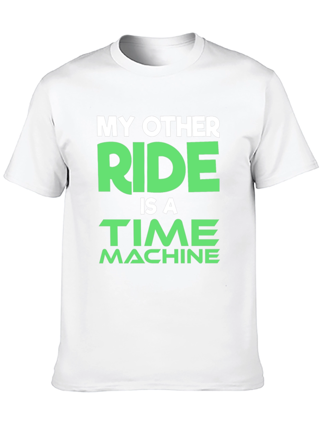 Time Machine Ride T-Shirt - Black Novelty Tee