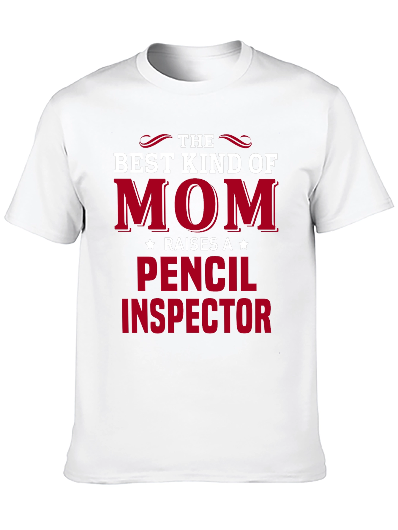 Best Kind of Mom Pencil Inspector Black T-Shirt