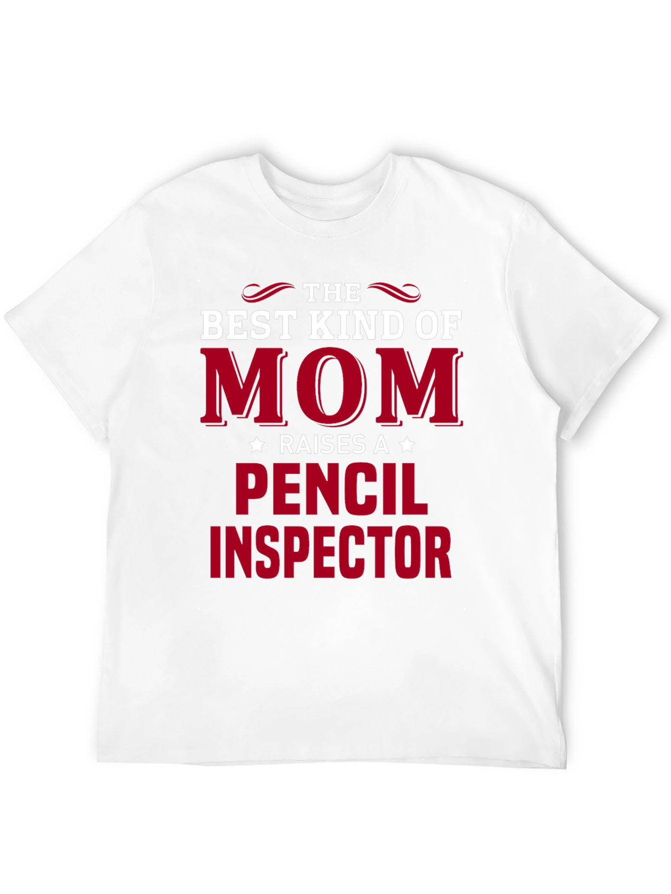 Best Kind of Mom Pencil Inspector Black T-Shirt