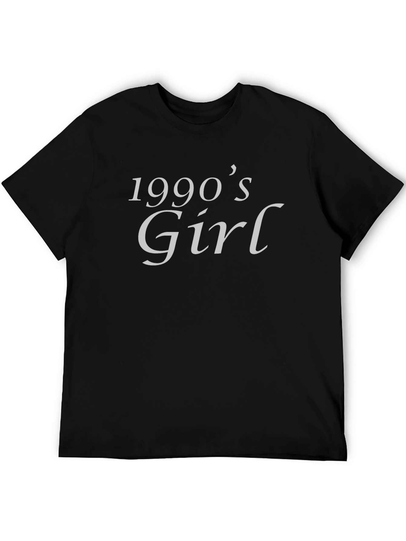 1990s Girl Black T-Shirt