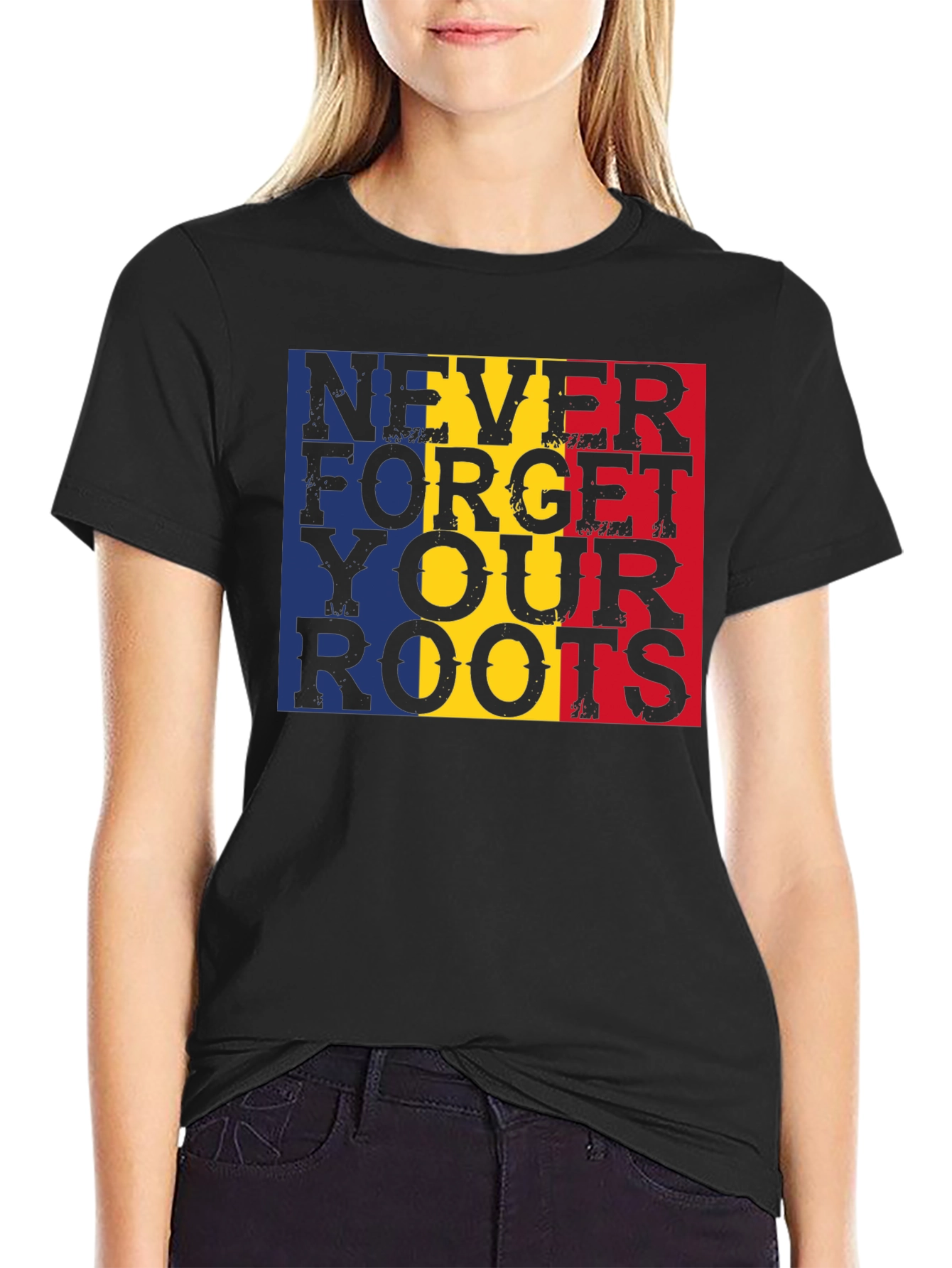 Never Forget Your Roots Romania T-Shirt