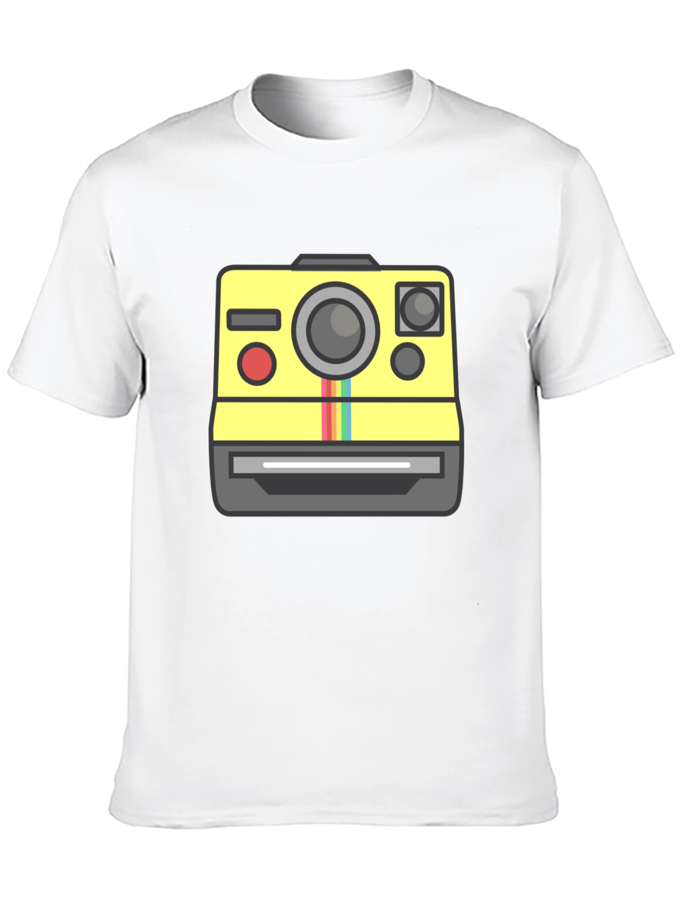 Retro Camera Graphic Tee - Classic Polaroid Style