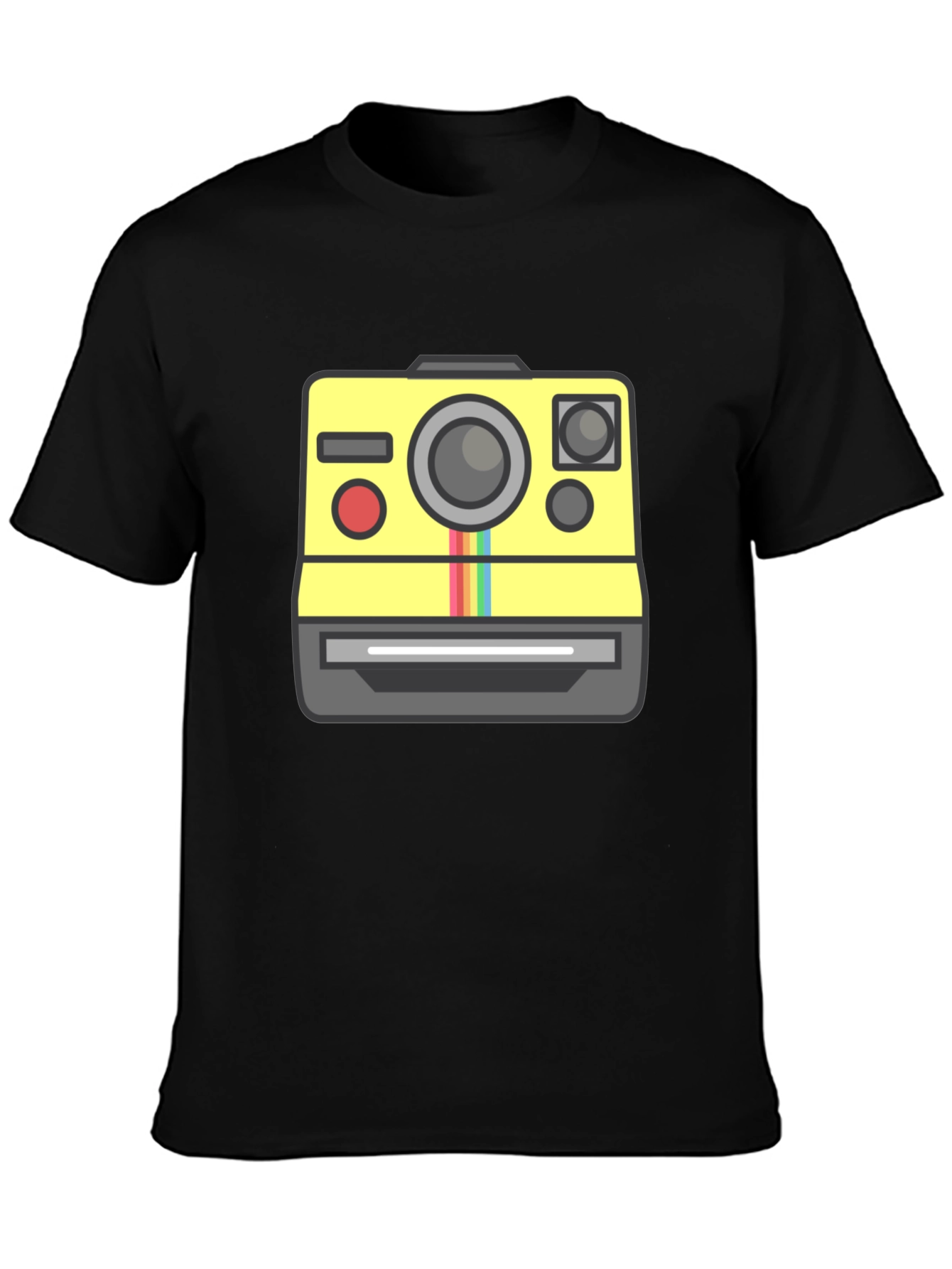 Retro Camera Graphic Tee - Classic Polaroid Style