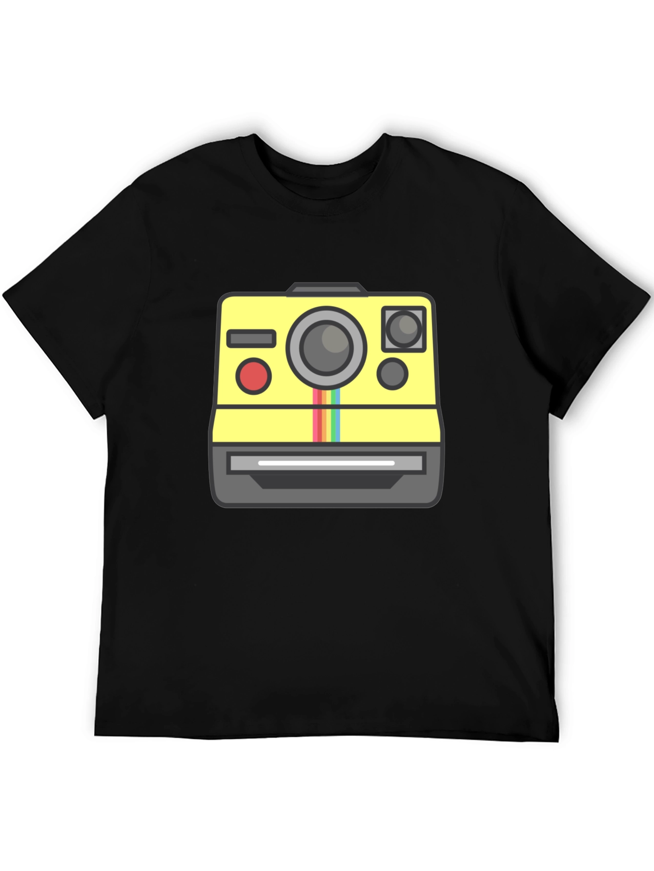 Retro Camera Graphic Tee - Classic Polaroid Style