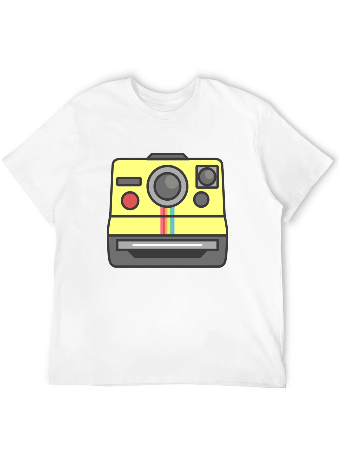 Retro Camera Graphic Tee - Classic Polaroid Style
