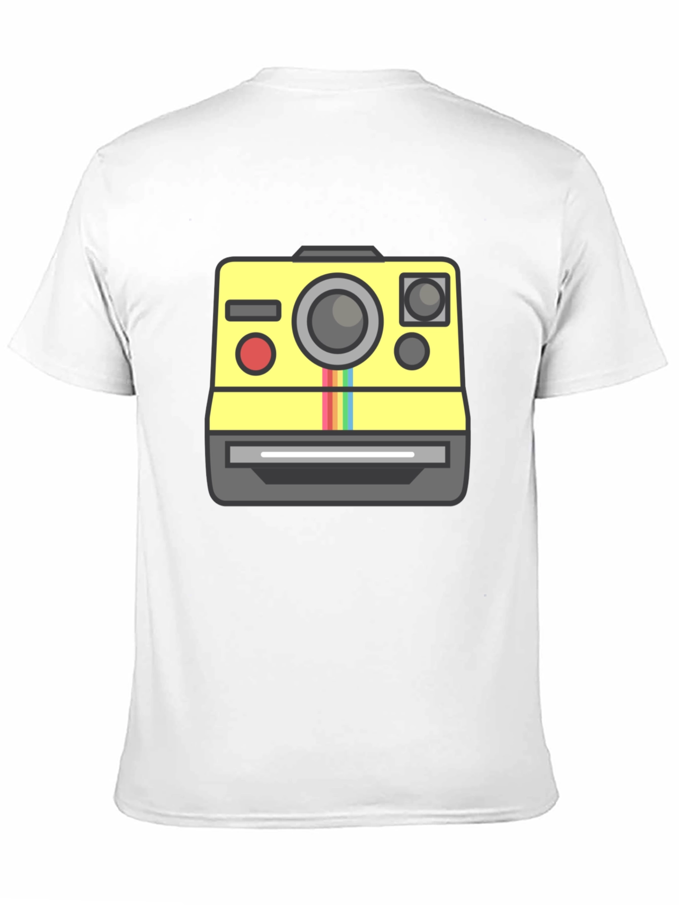 Retro Camera Graphic Tee - Classic Polaroid Style
