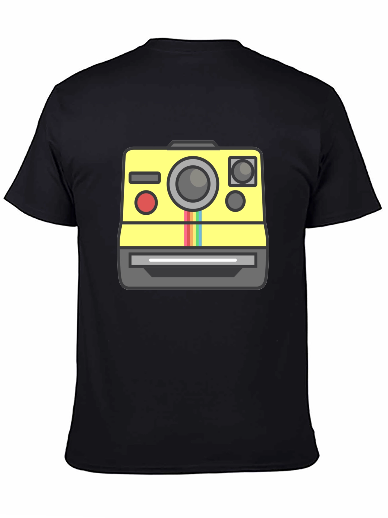 Retro Camera Graphic Tee - Classic Polaroid Style