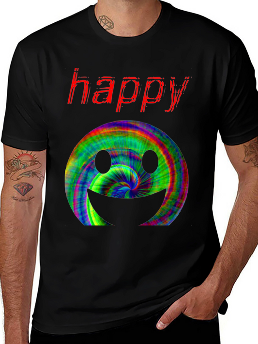 Happy Smiley Face T-Shirt - Funky Design