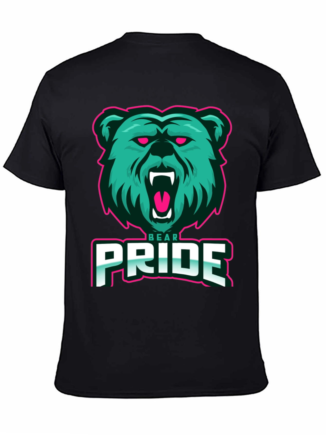 Bear Pride Graphic Tee - Mens Black T-Shirt