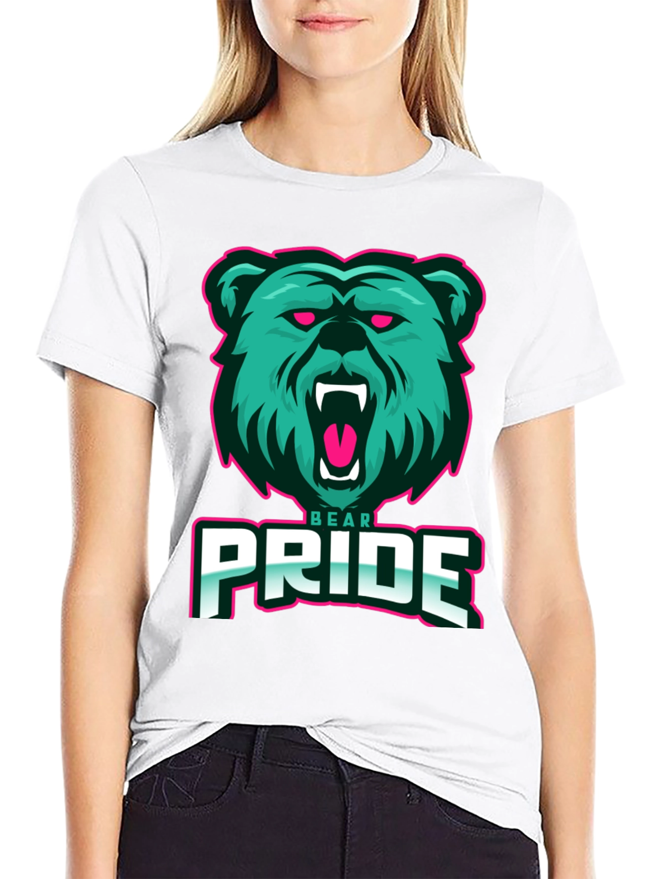 Bear Pride Graphic Tee - Mens Black T-Shirt