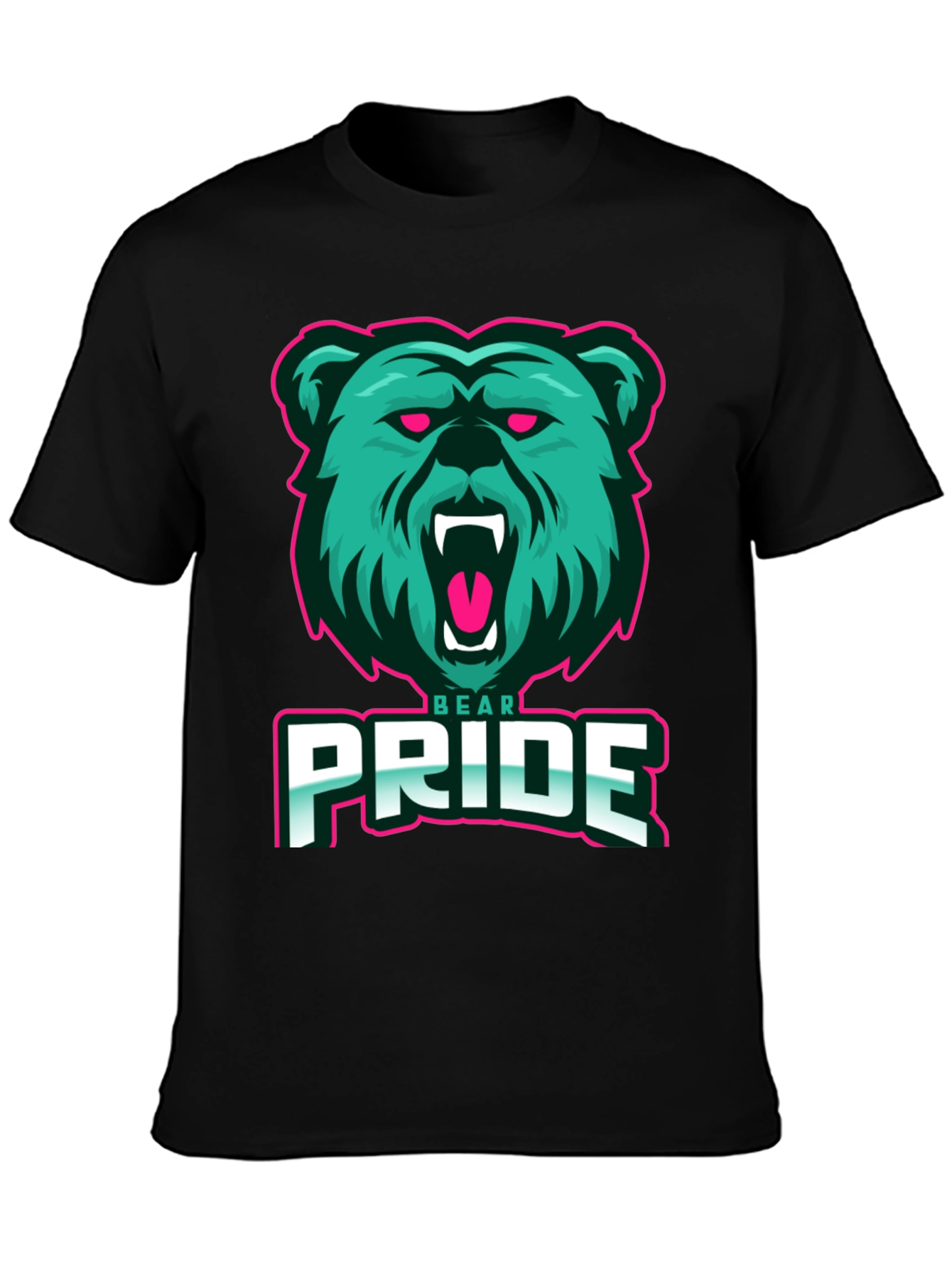 Bear Pride Graphic Tee - Mens Black T-Shirt