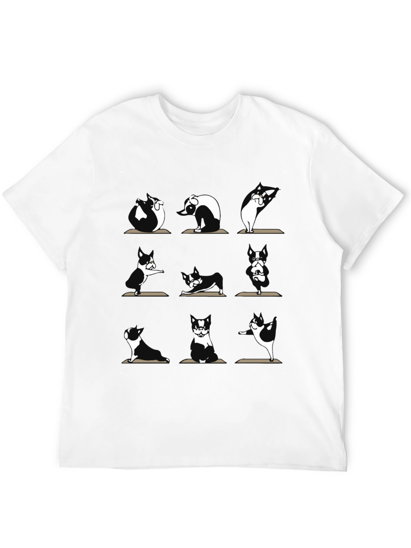 Yoga Dog T-Shirt -  Cotton Blend Funny Design