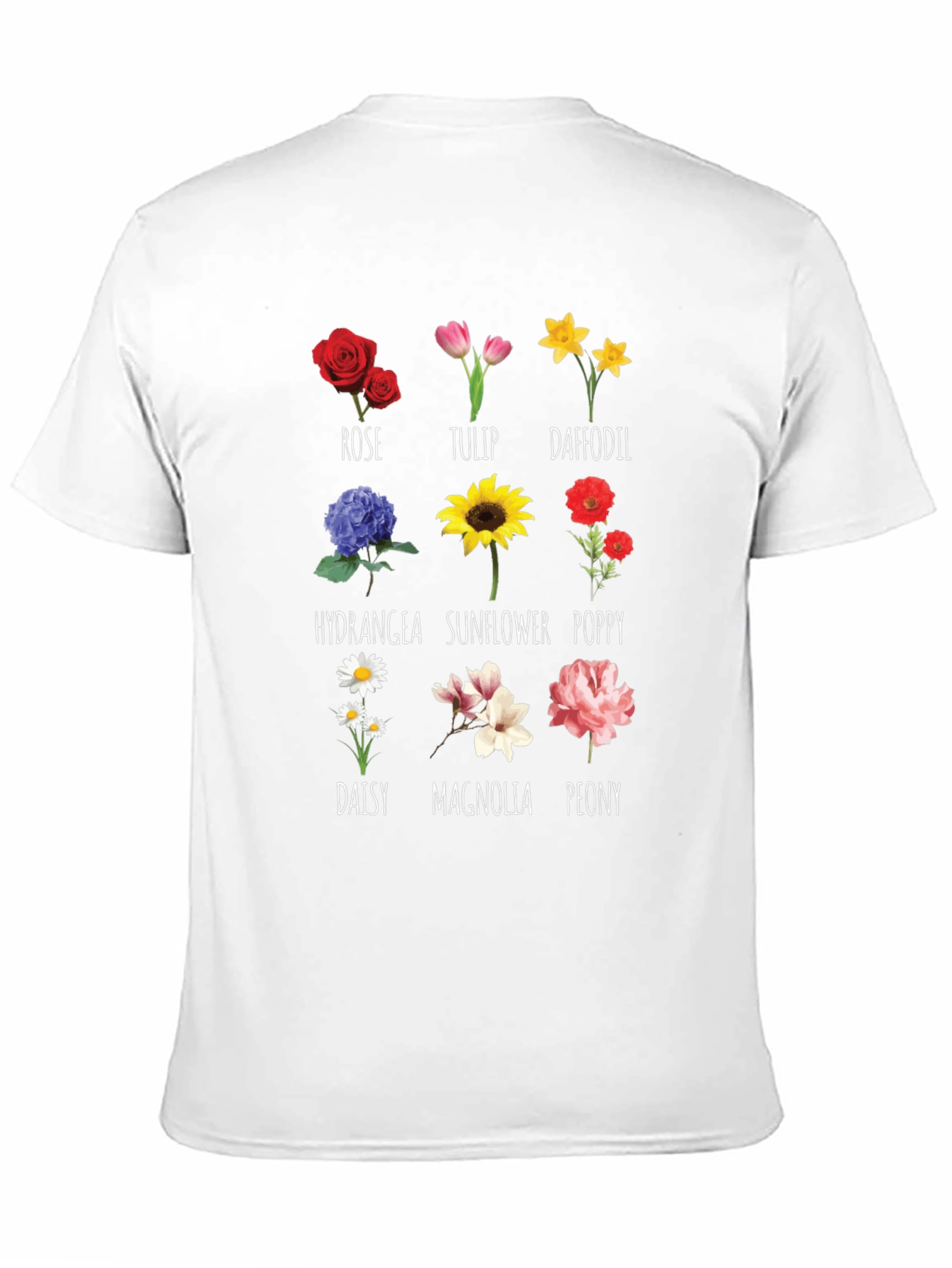 Botanical Flower T-Shirt Floral Graphic Tee