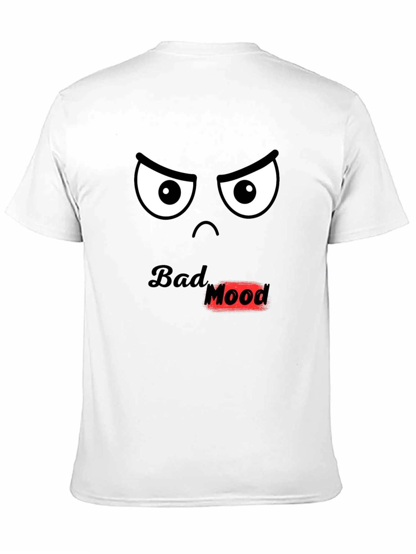 Bad Mood T-Shirt - Black Graphic Tee