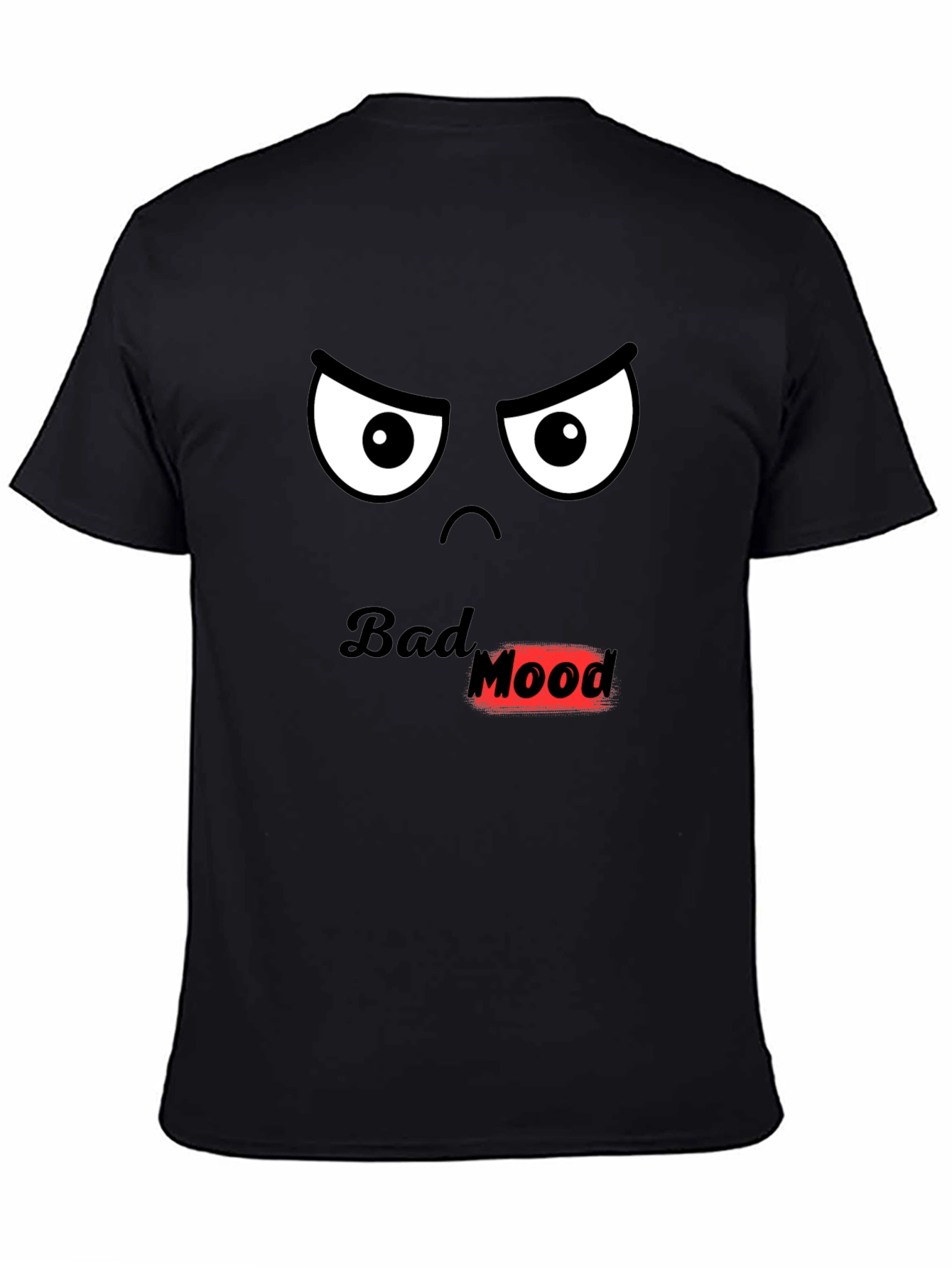 Bad Mood T-Shirt - Black Graphic Tee