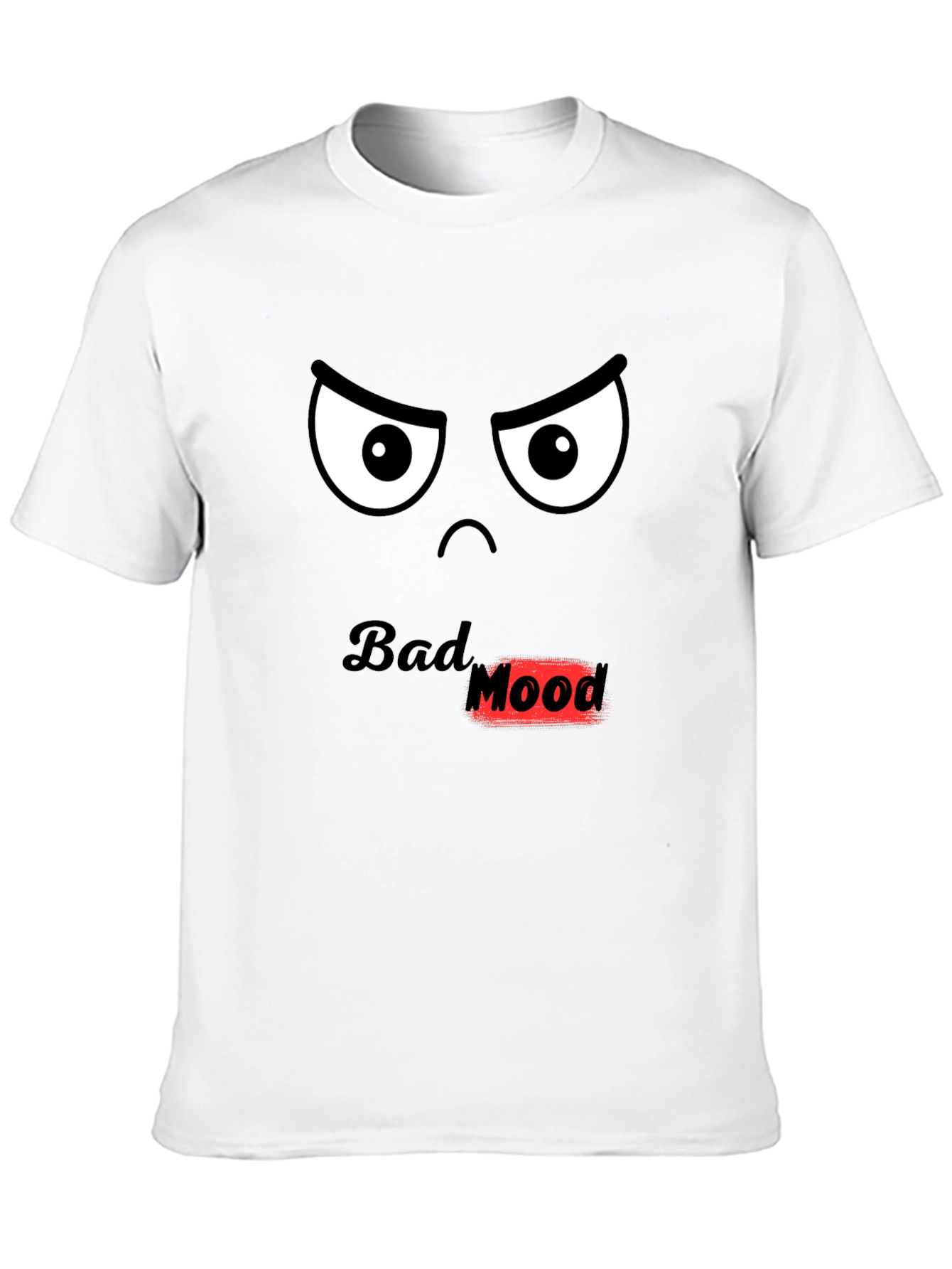 Bad Mood T-Shirt - Black Graphic Tee