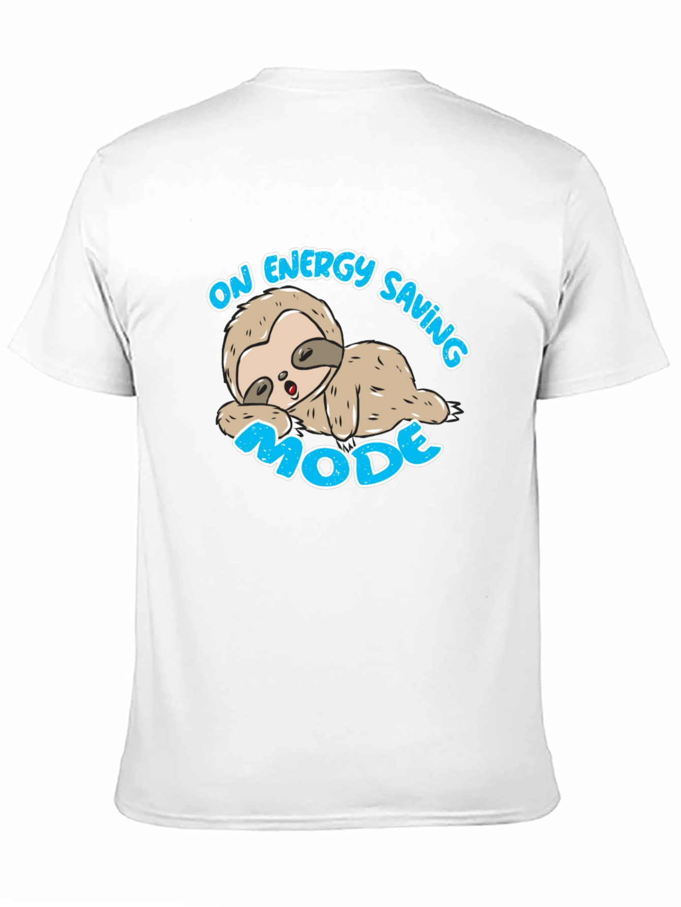 Lazy Sloth On Energy Saving Mode T-Shirt