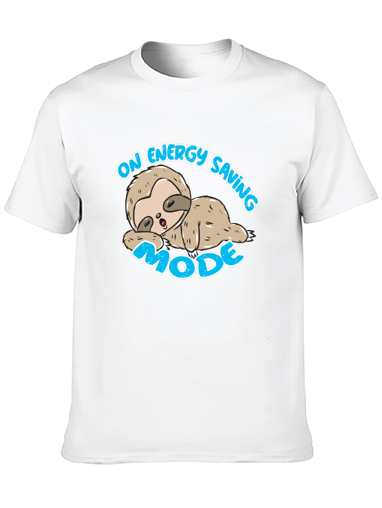 Lazy Sloth On Energy Saving Mode T-Shirt