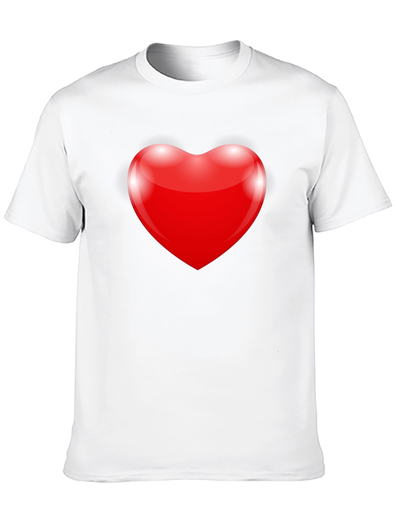 Heart Graphic Black T-Shirt - Stylish & Comfortable