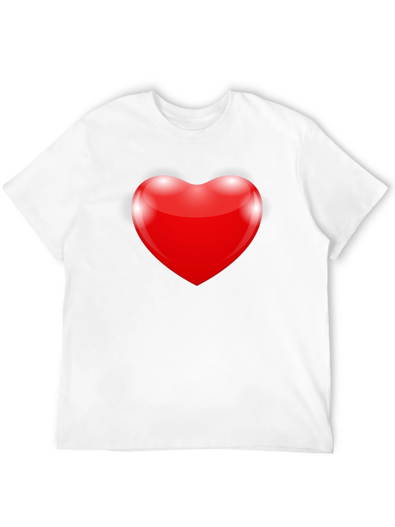 Heart Graphic Black T-Shirt - Stylish & Comfortable