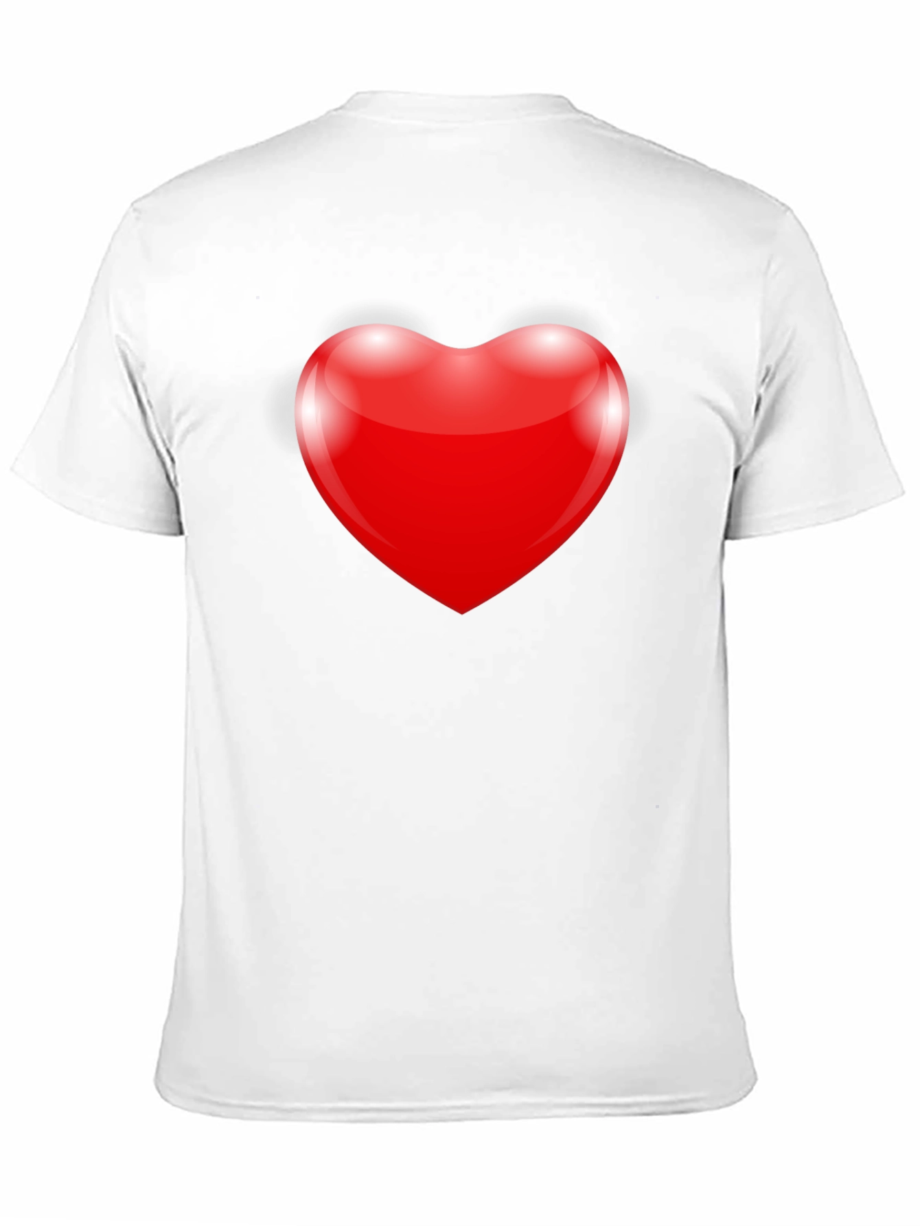 Heart Graphic Black T-Shirt - Stylish & Comfortable