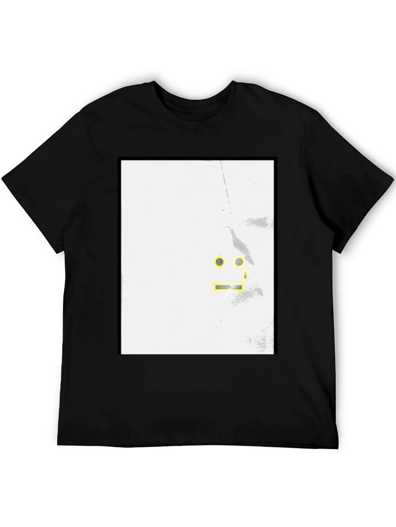 Abstract Face Graphic Tee - Modern Art T-Shirt