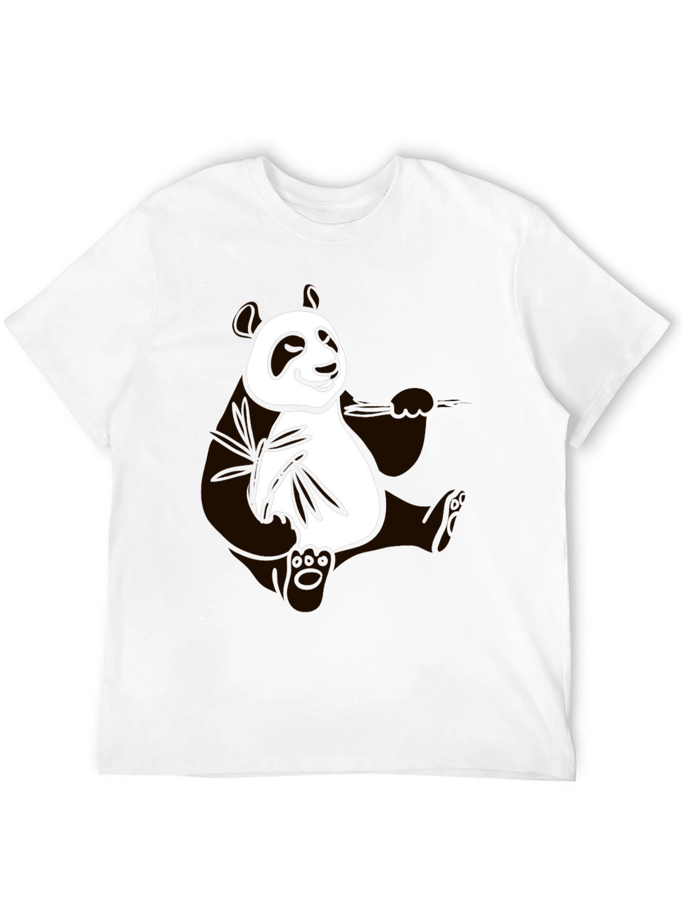 Panda Graphic Black T-Shirt