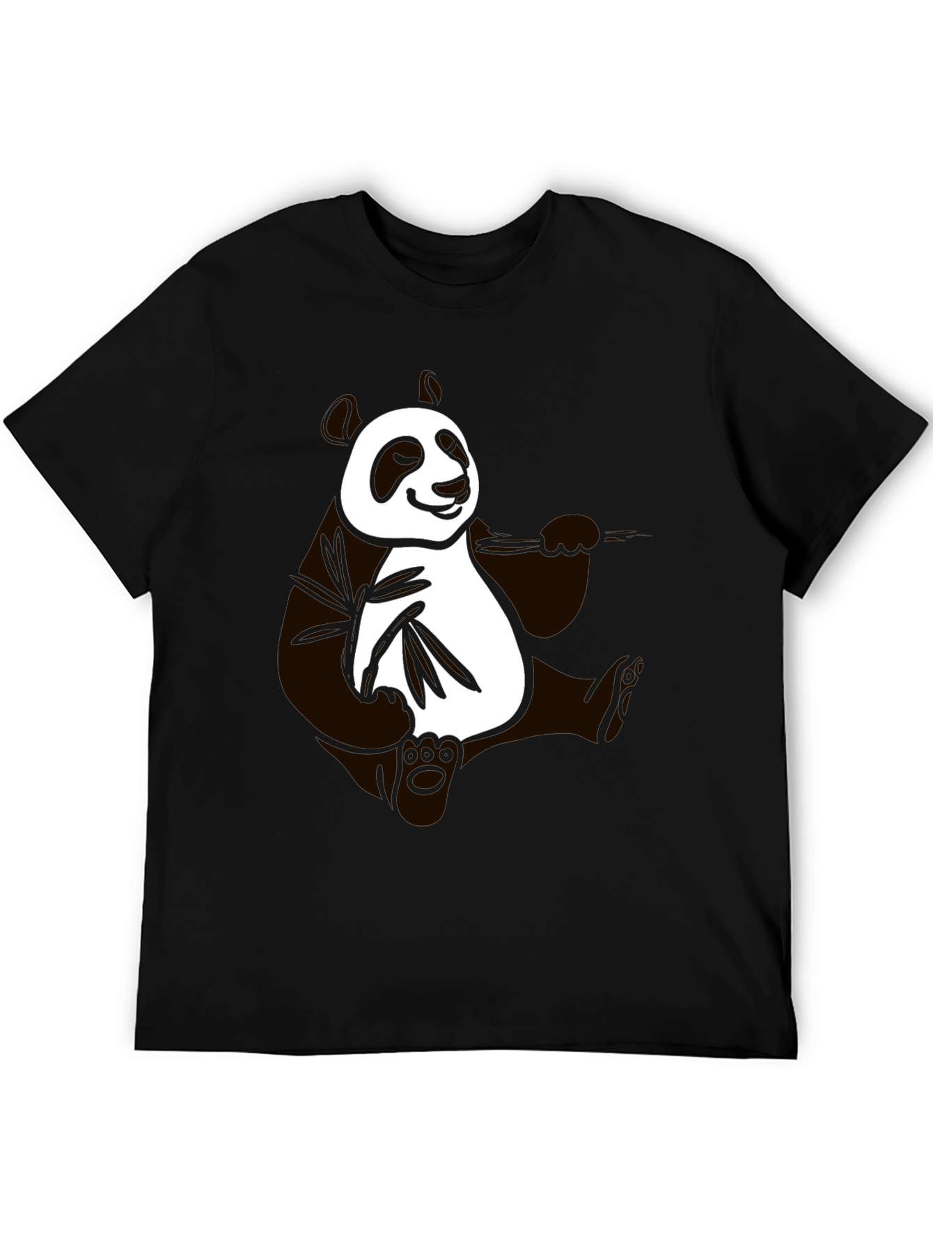 Panda Graphic Black T-Shirt