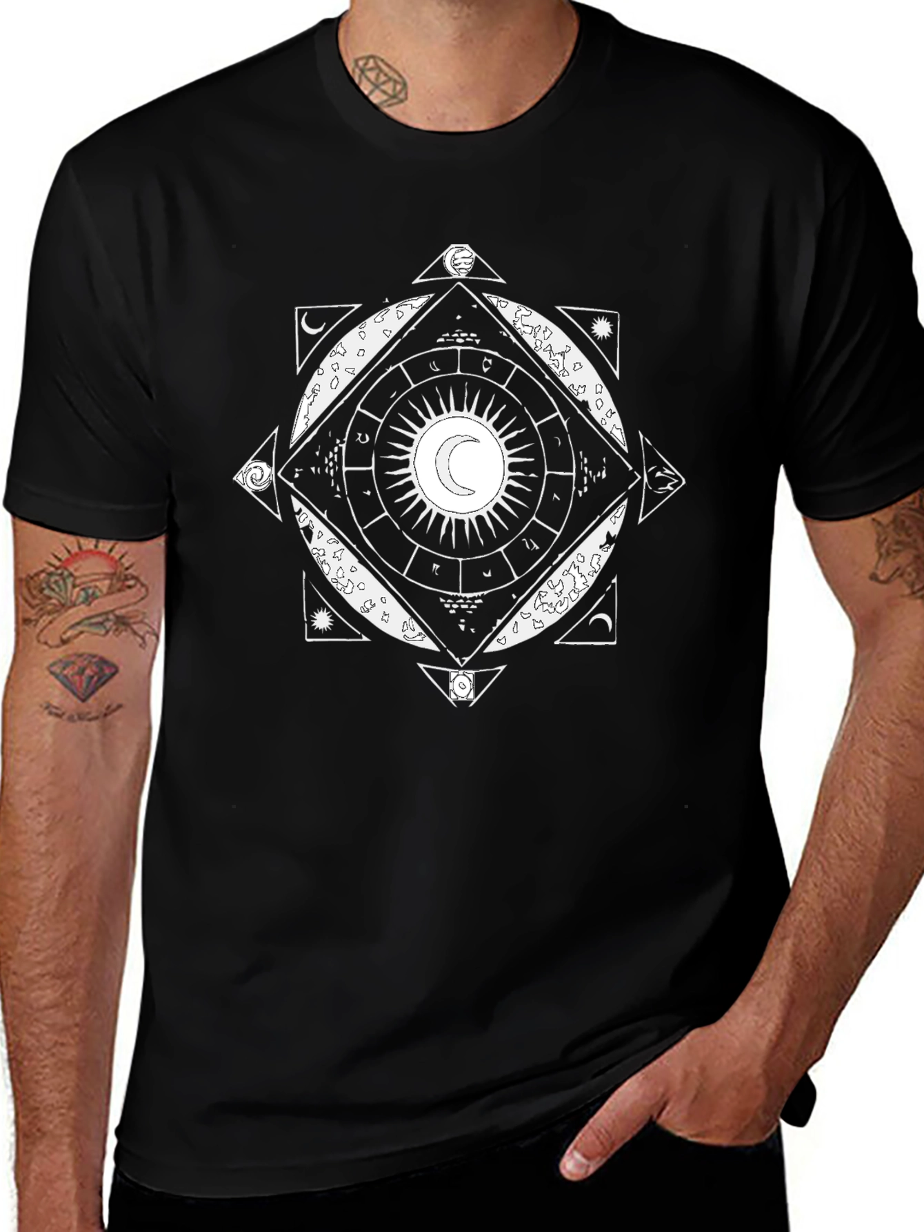 Mystic Sun and Moon Graphic Tee