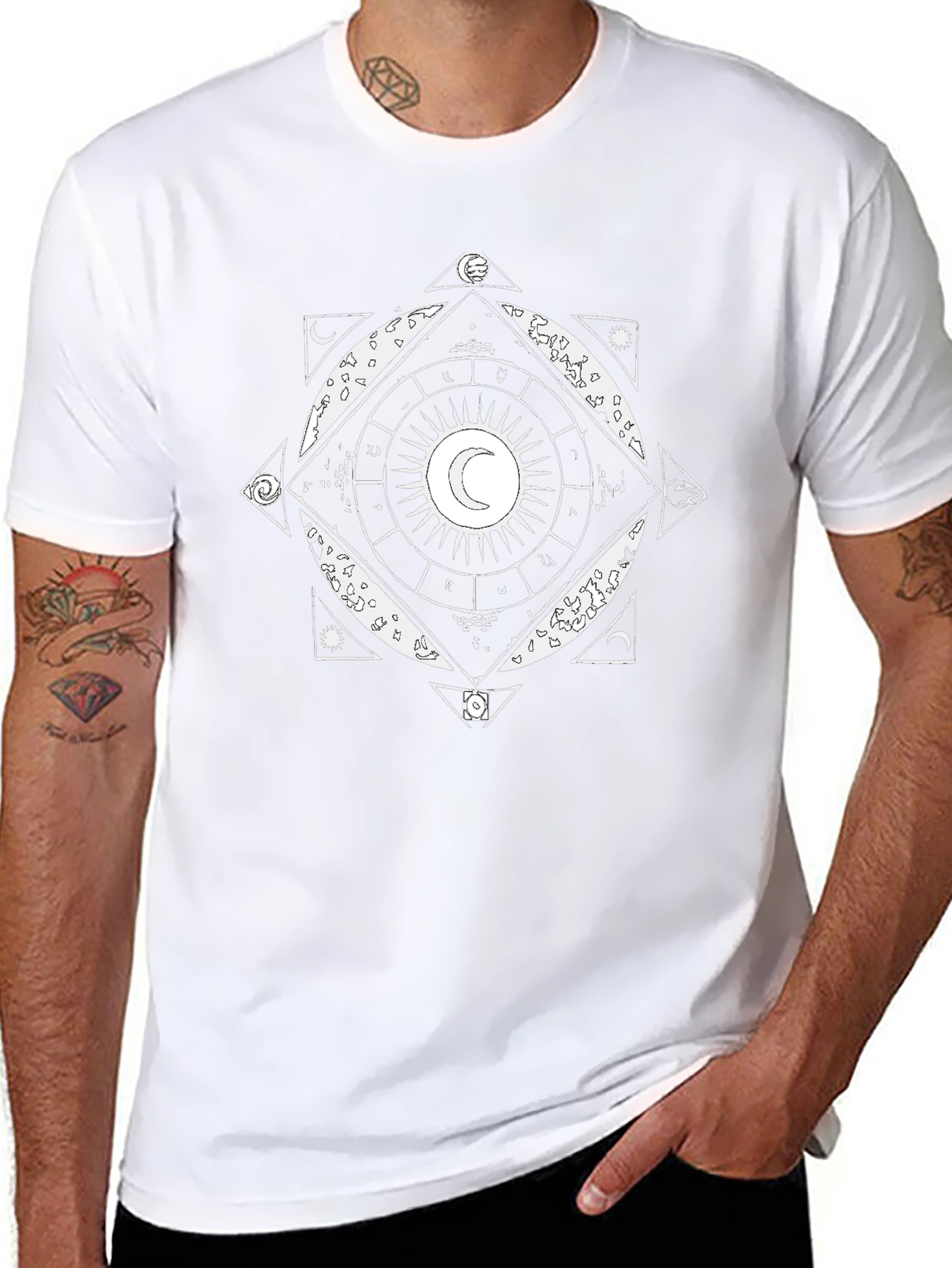 Mystic Sun and Moon Graphic Tee