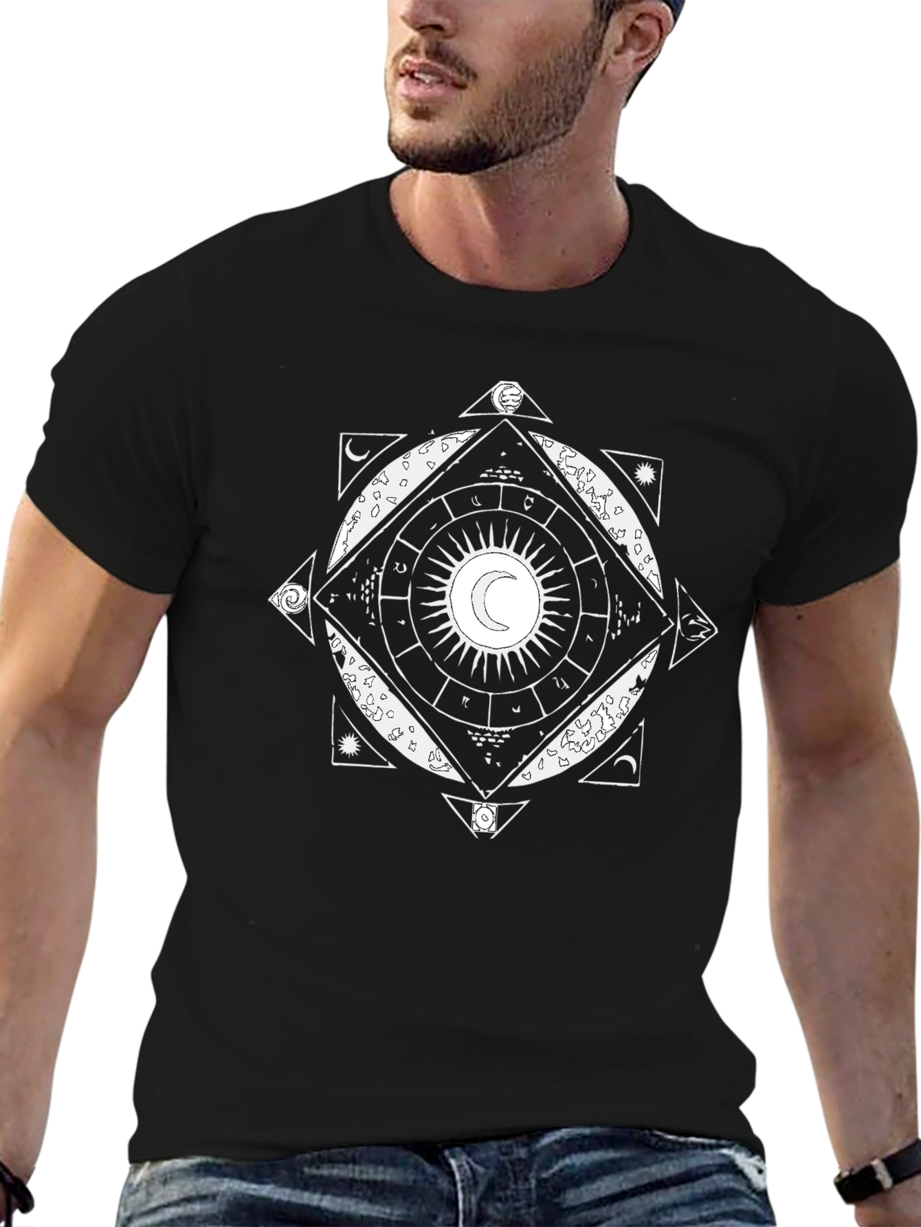 Mystic Sun and Moon Graphic Tee
