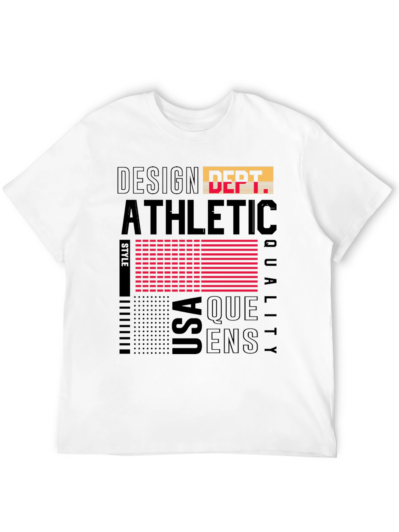 Athletic Style Graphic Print T-Shirt