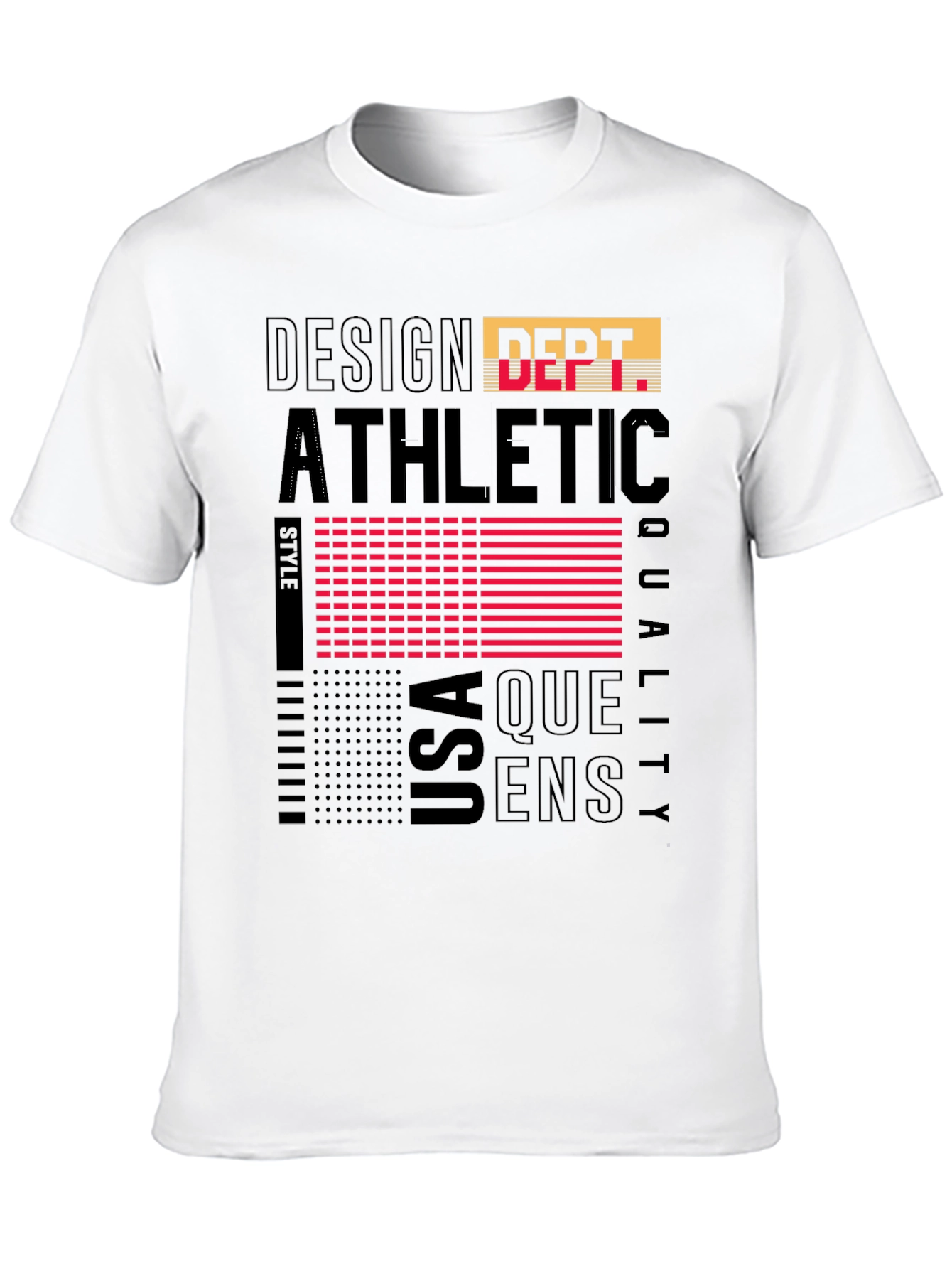 Athletic Style Graphic Print T-Shirt