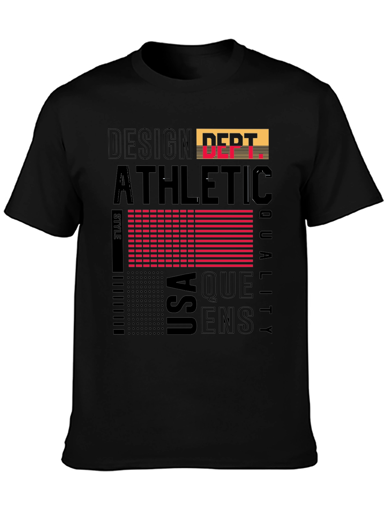 Athletic Style Graphic Print T-Shirt