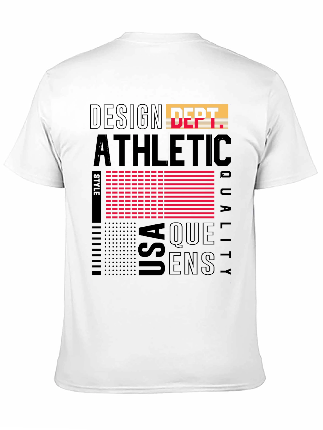 Athletic Style Graphic Print T-Shirt