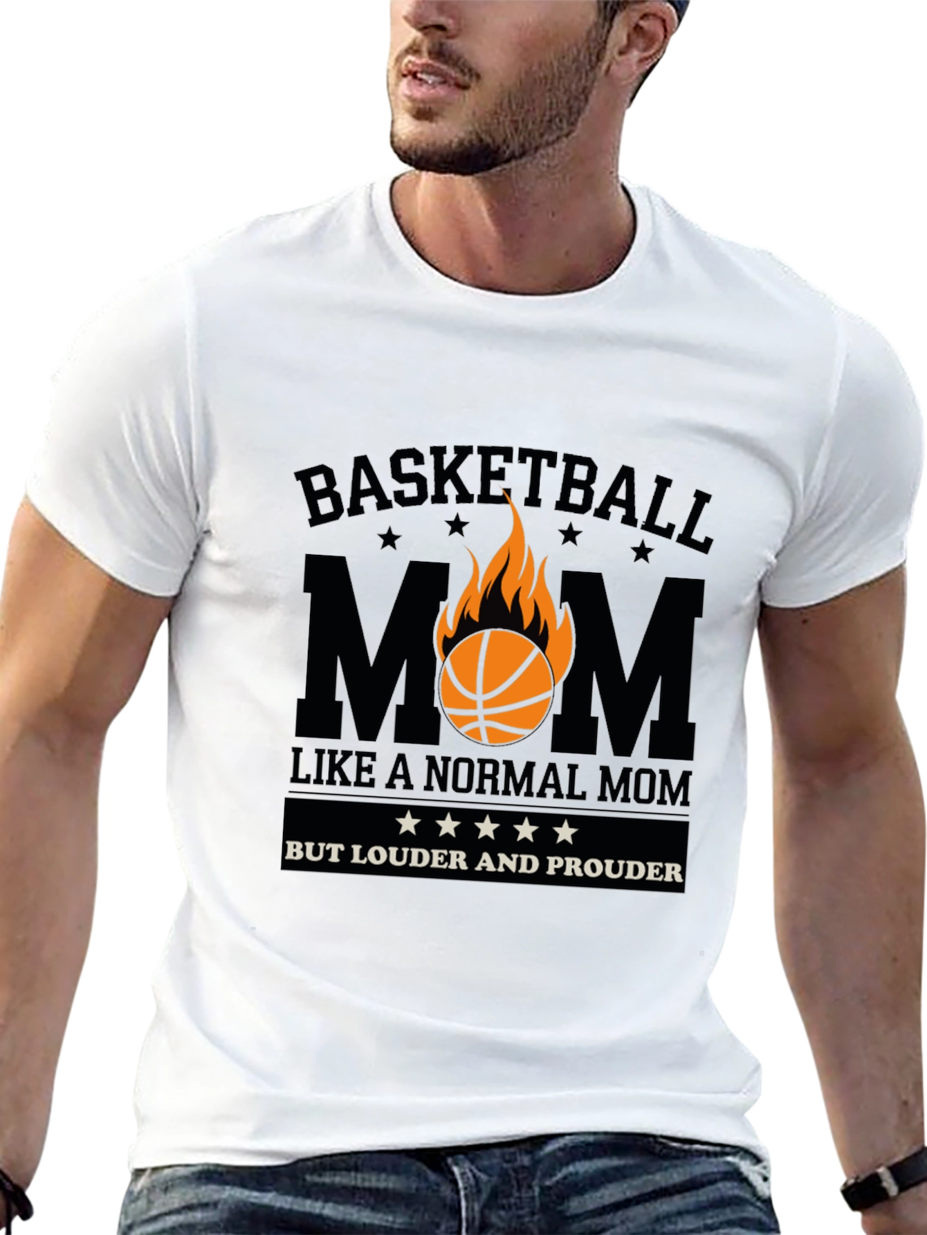 Basketball Mom T-Shirt - Loud and Proud