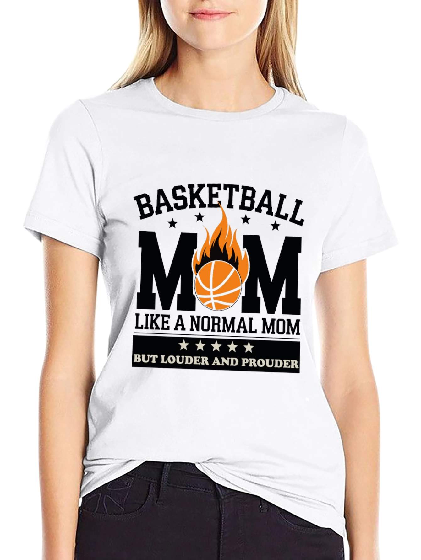 Basketball Mom T-Shirt - Loud and Proud