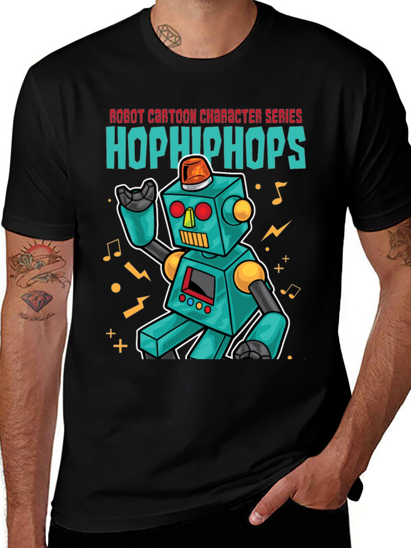 Retro Robot Dance T-Shirt - Hop Hip Hops