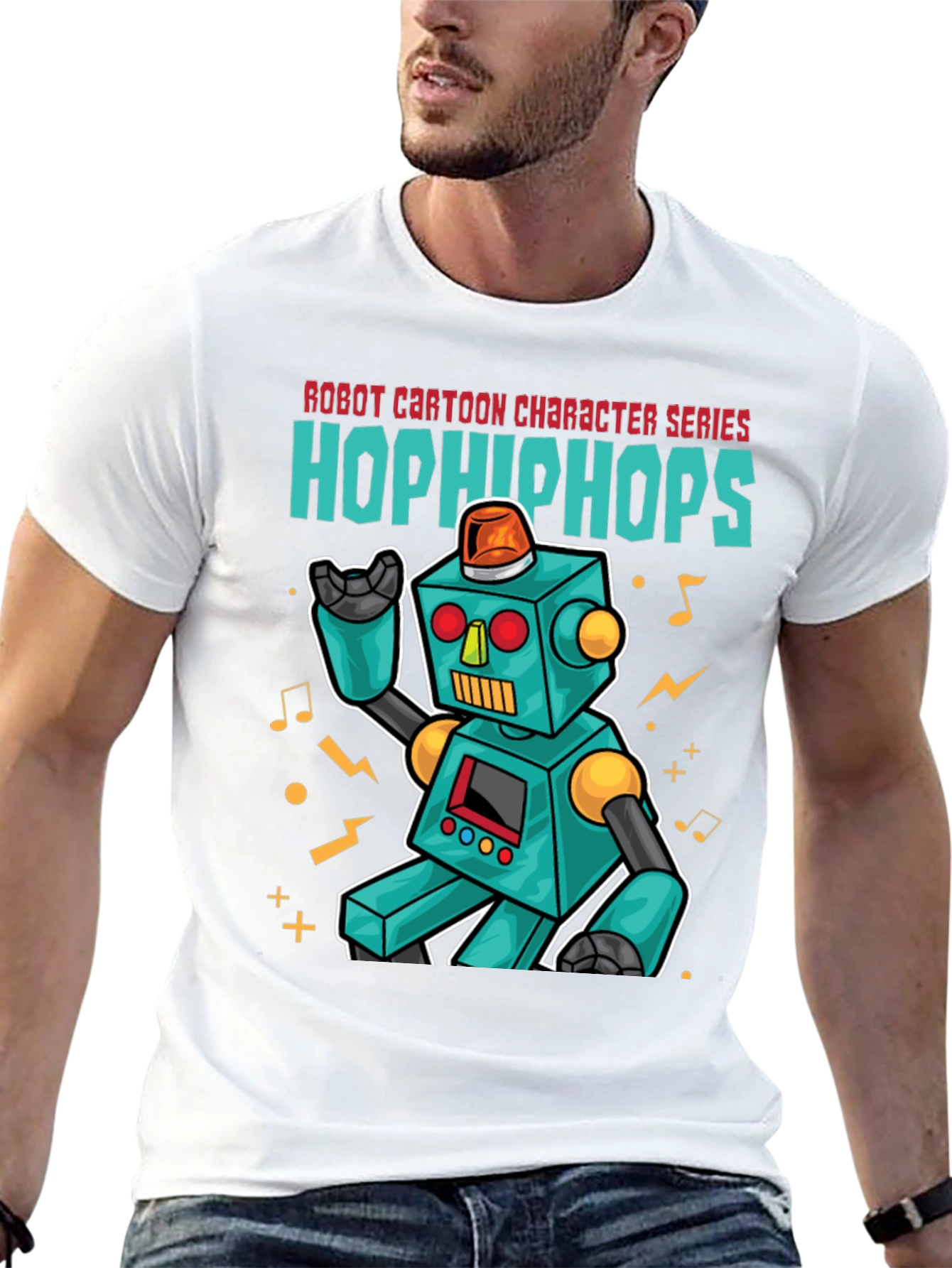 Retro Robot Dance T-Shirt - Hop Hip Hops
