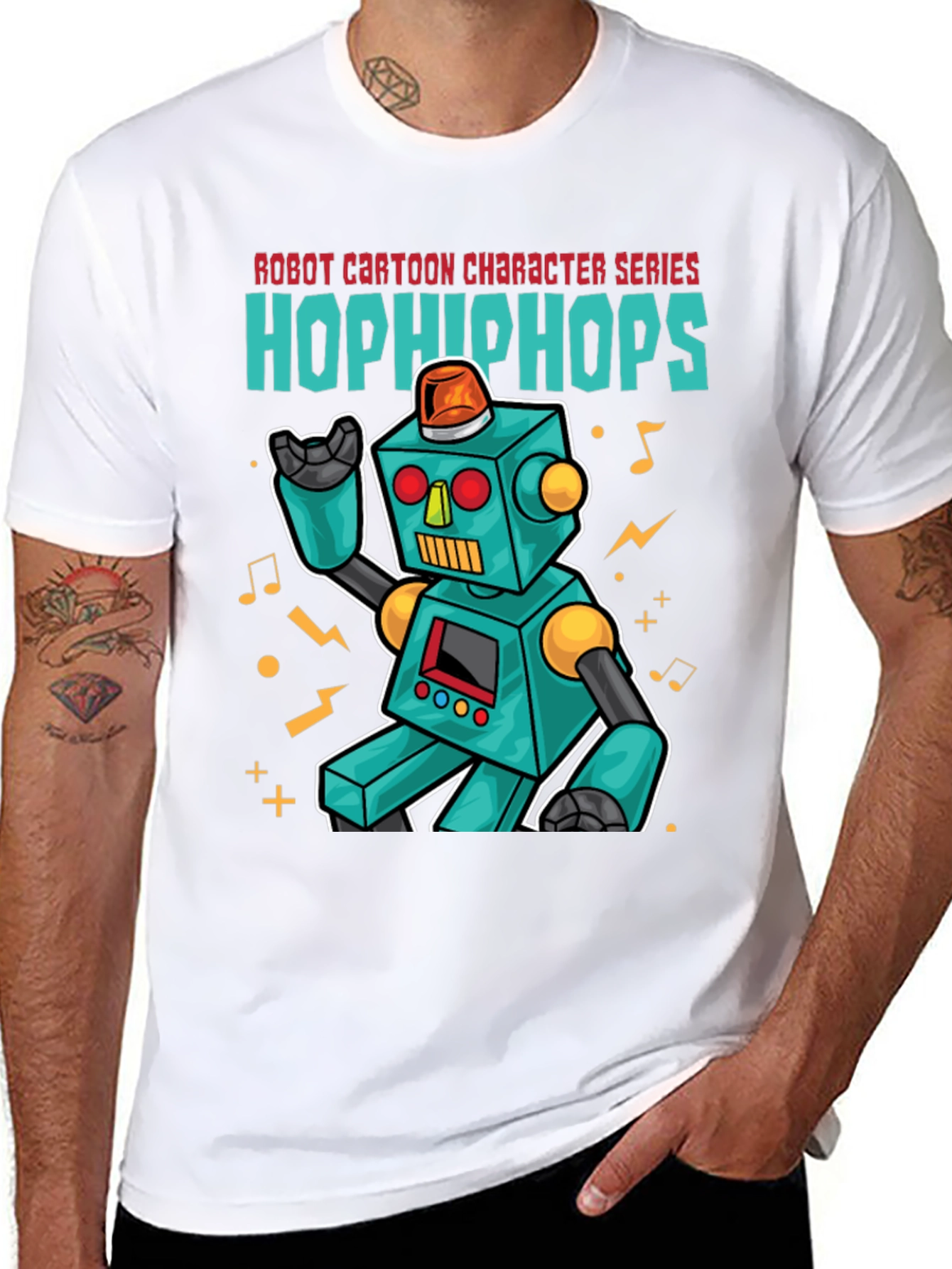 Retro Robot Dance T-Shirt - Hop Hip Hops