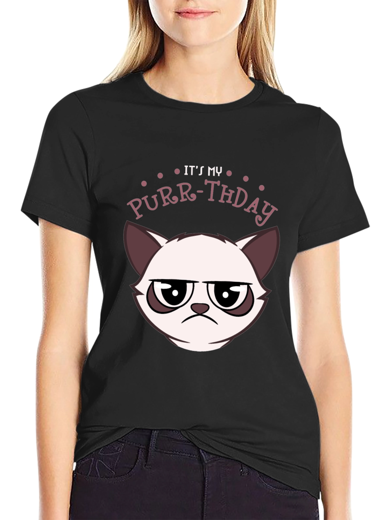 Grumpy Cat Purr-thday T-Shirt
