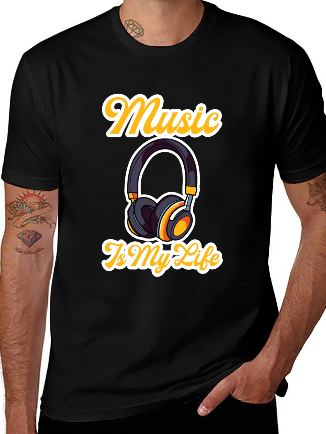 Music Is My Life T-Shirt - Graphic Tee