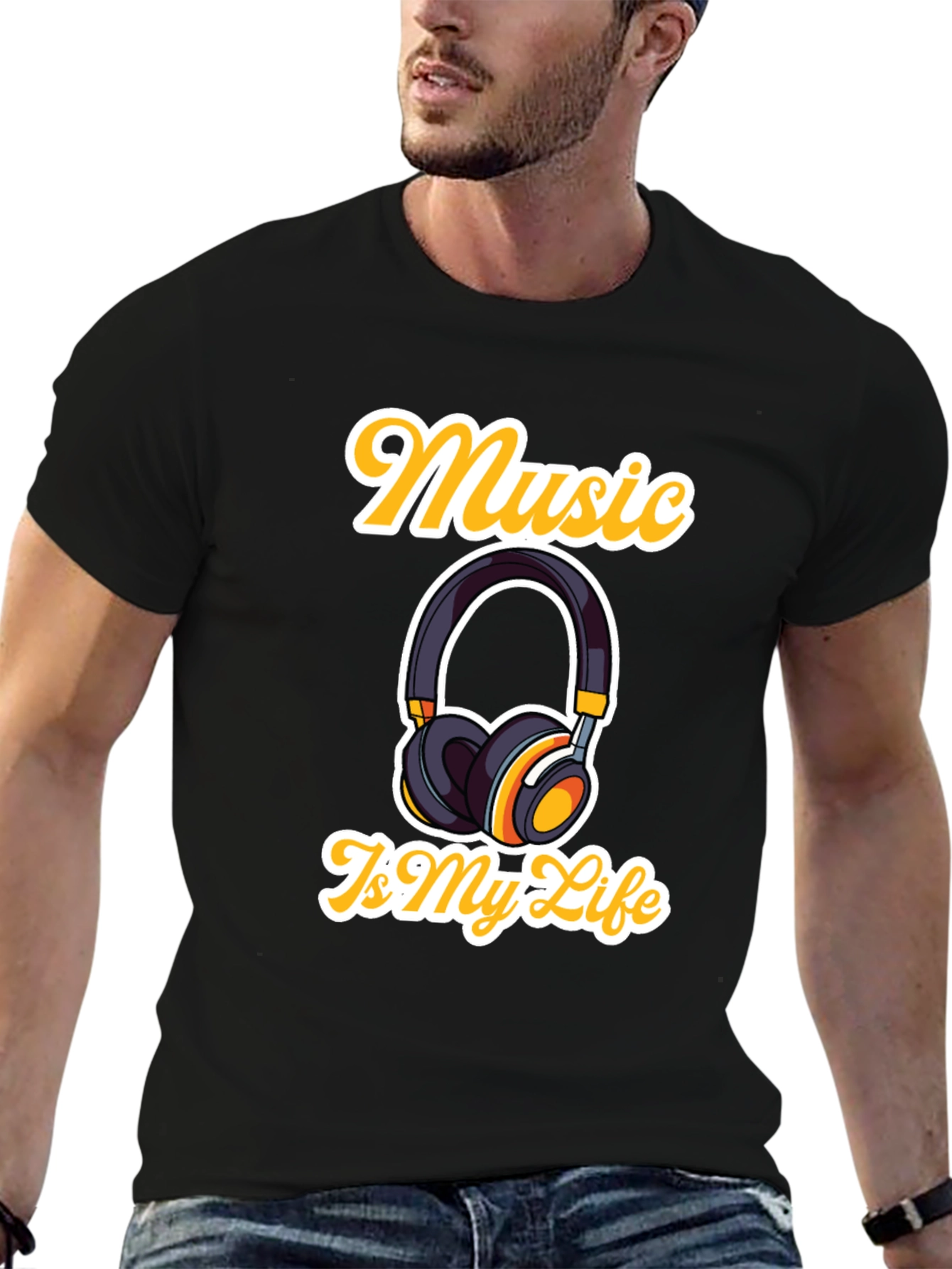 Music Is My Life T-Shirt - Graphic Tee
