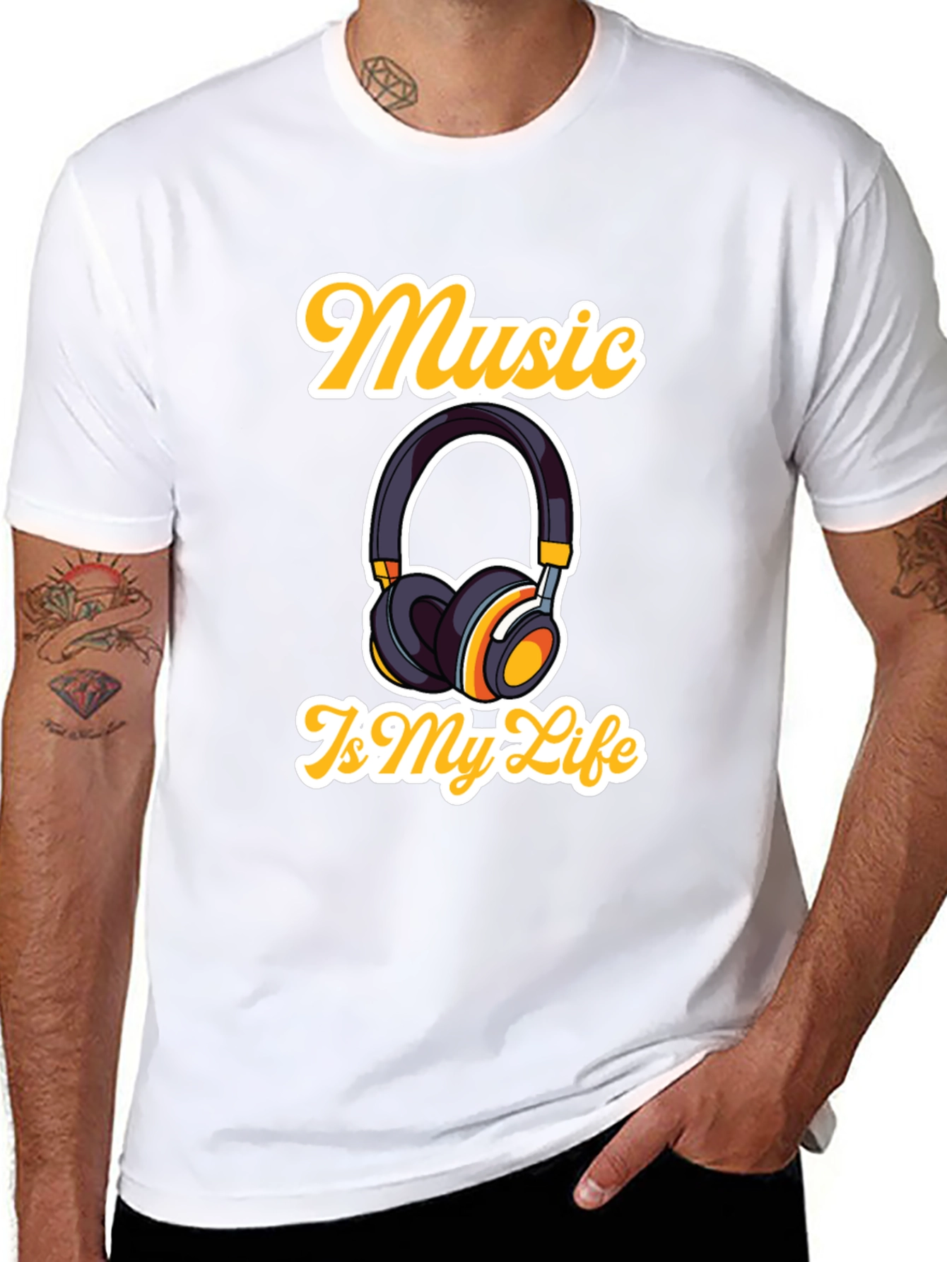 Music Is My Life T-Shirt - Graphic Tee