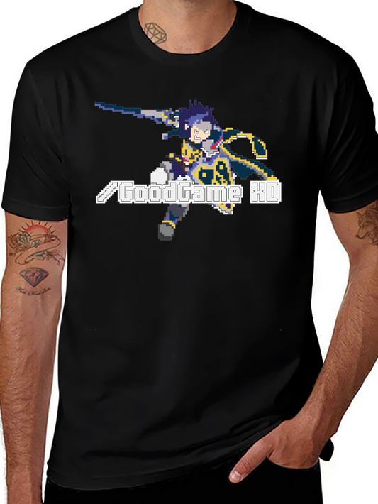 GoodGame XD T-Shirt - Black Pixel Art