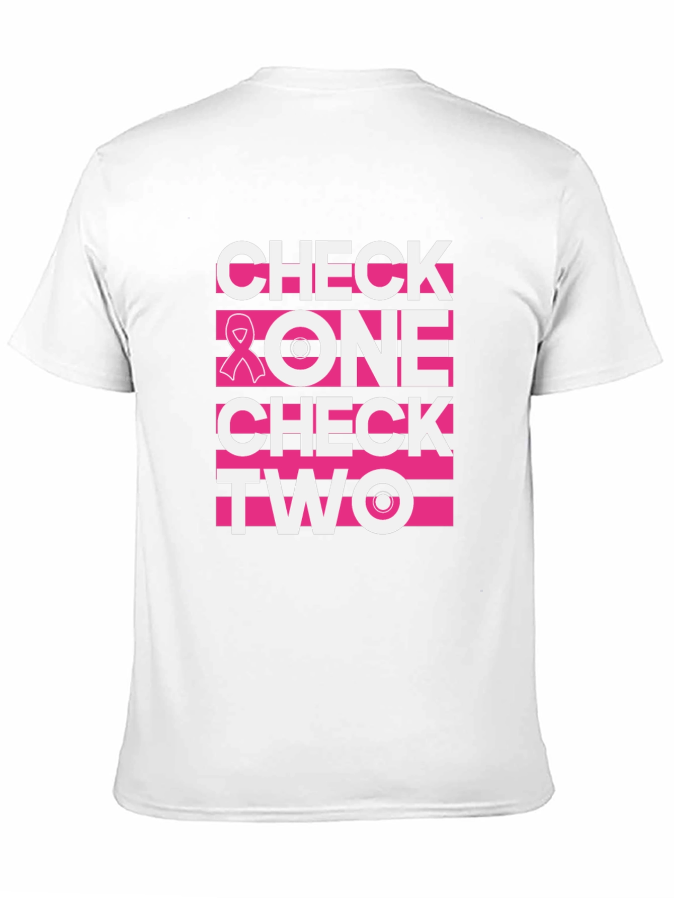 Check One Two Breast Cancer Awareness T-Shirt