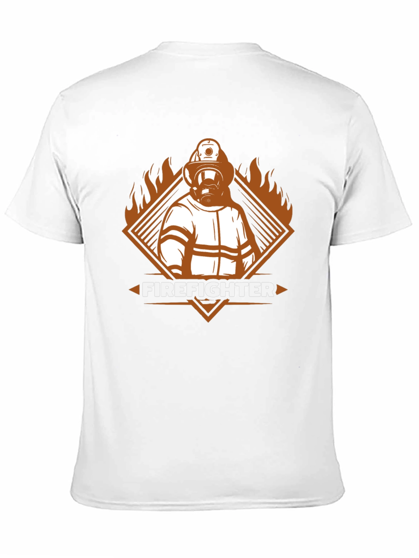 Firefighter Graphic Tee - Heroic Design T-Shirt
