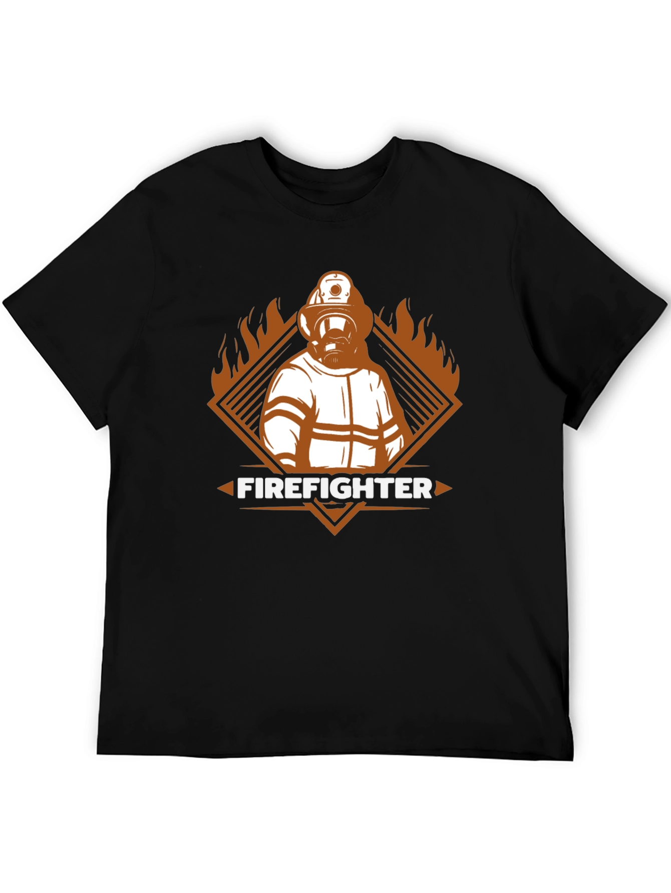 Firefighter Graphic Tee - Heroic Design T-Shirt